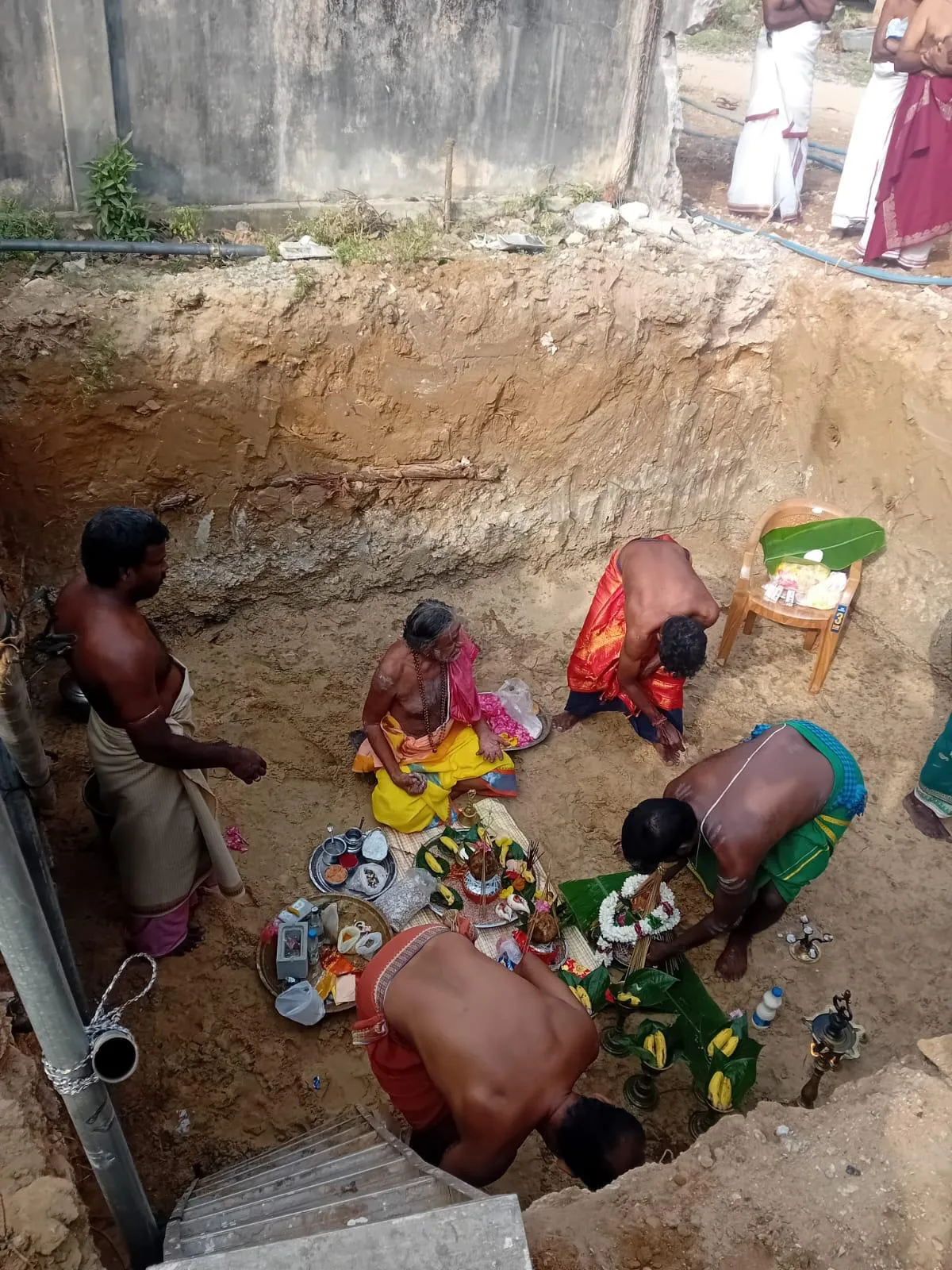 Construction of Ganapathi Sannithanam