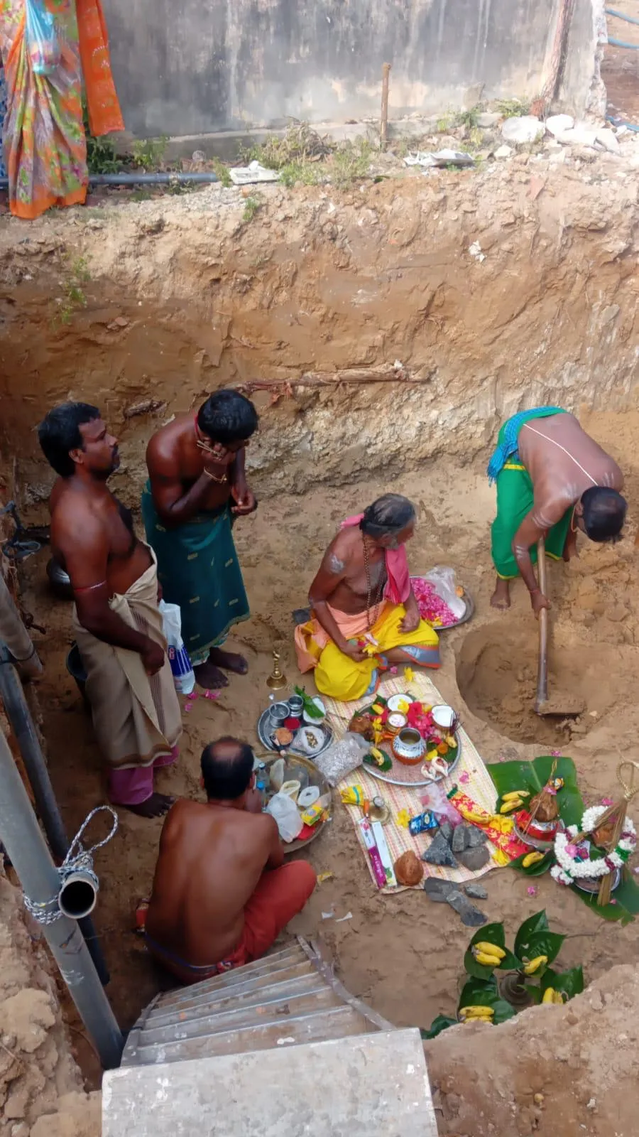 Construction of Ganapathi Sannithanam