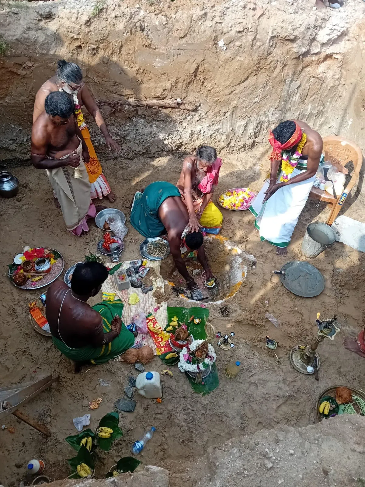 Construction of Ganapathi Sannithanam