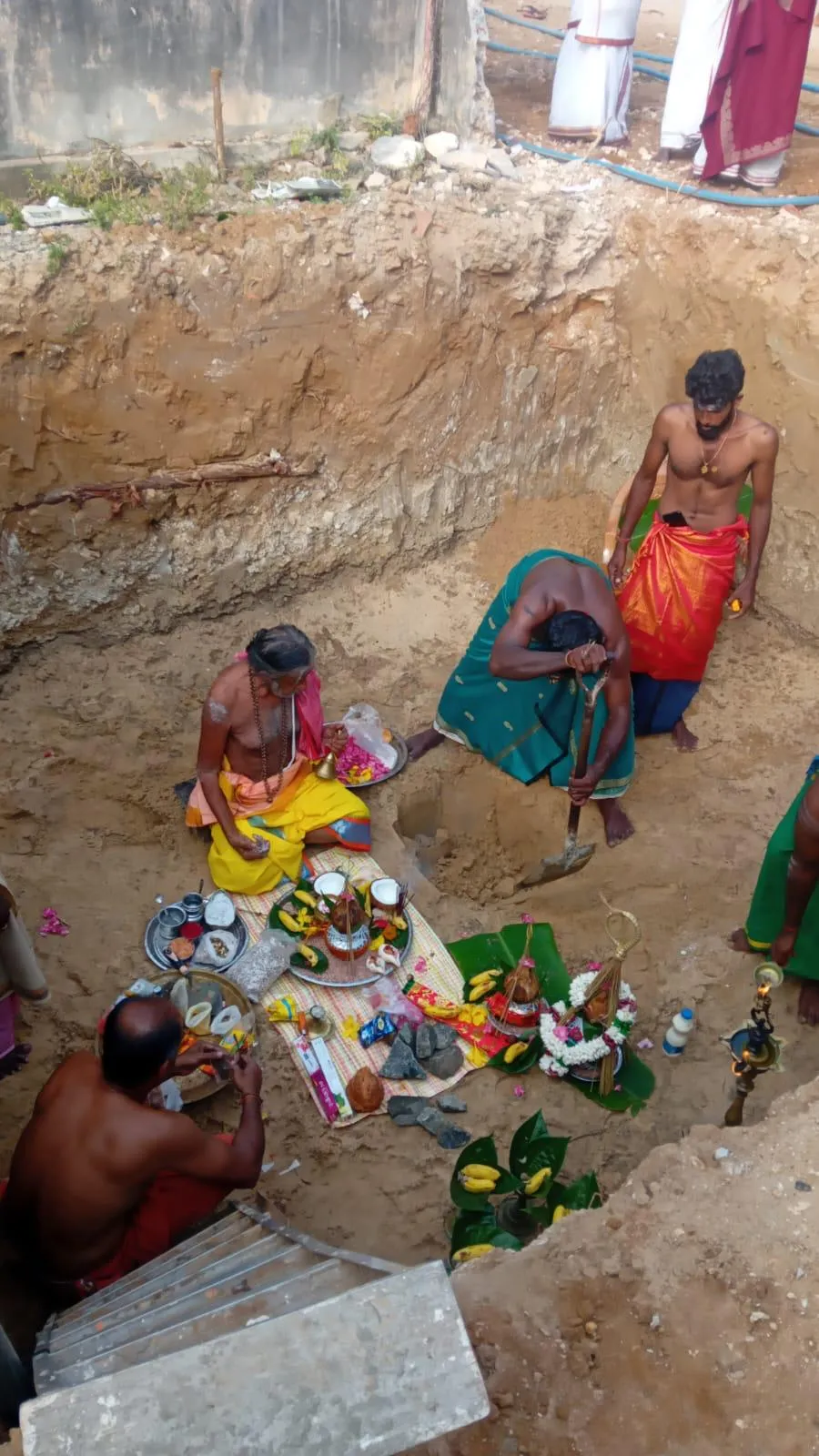 Construction of Ganapathi Sannithanam