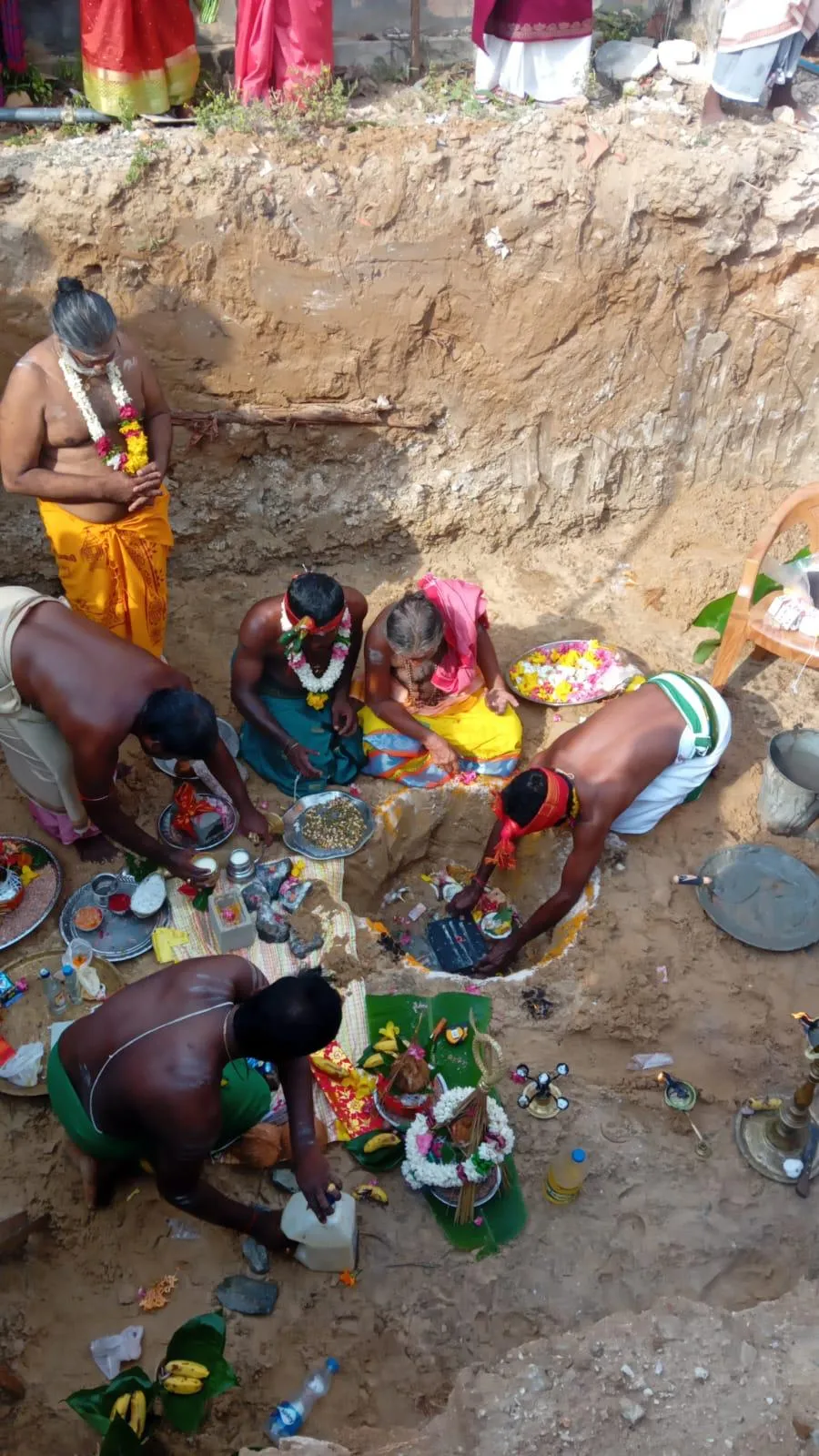 Construction of Ganapathi Sannithanam