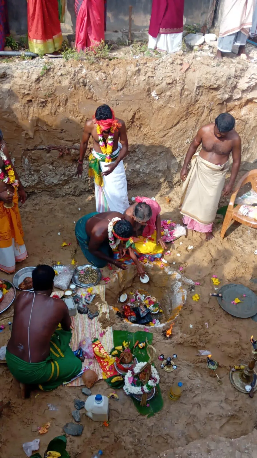 Construction of Ganapathi Sannithanam