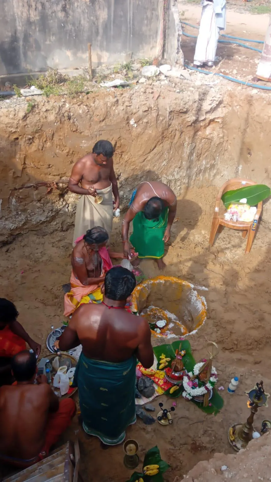Construction of Ganapathi Sannithanam