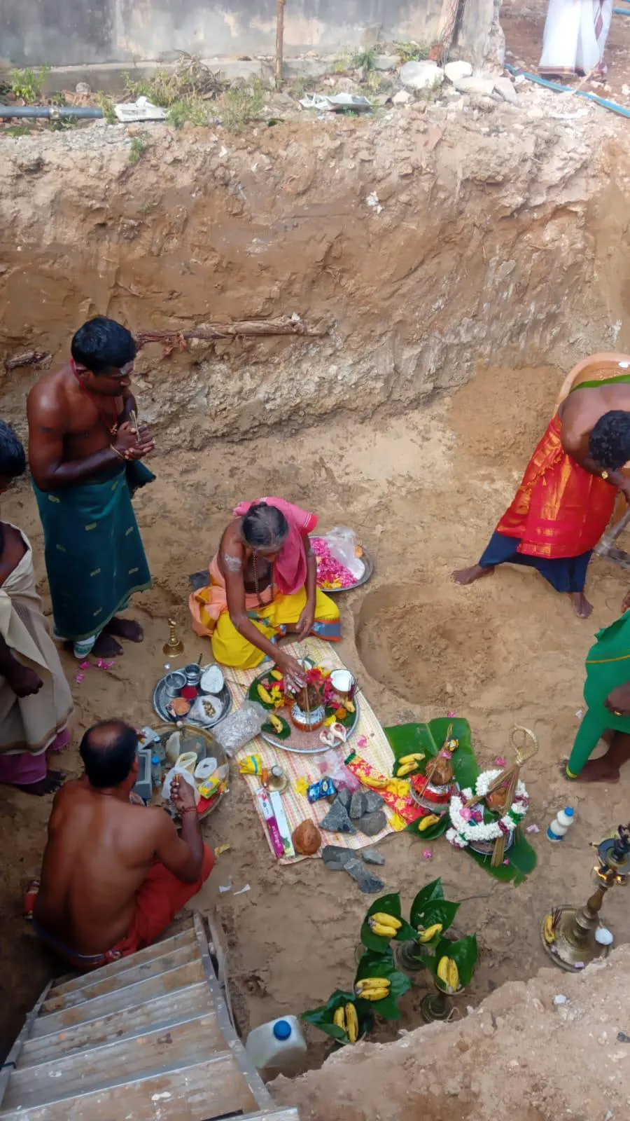 Construction of Ganapathi Sannithanam