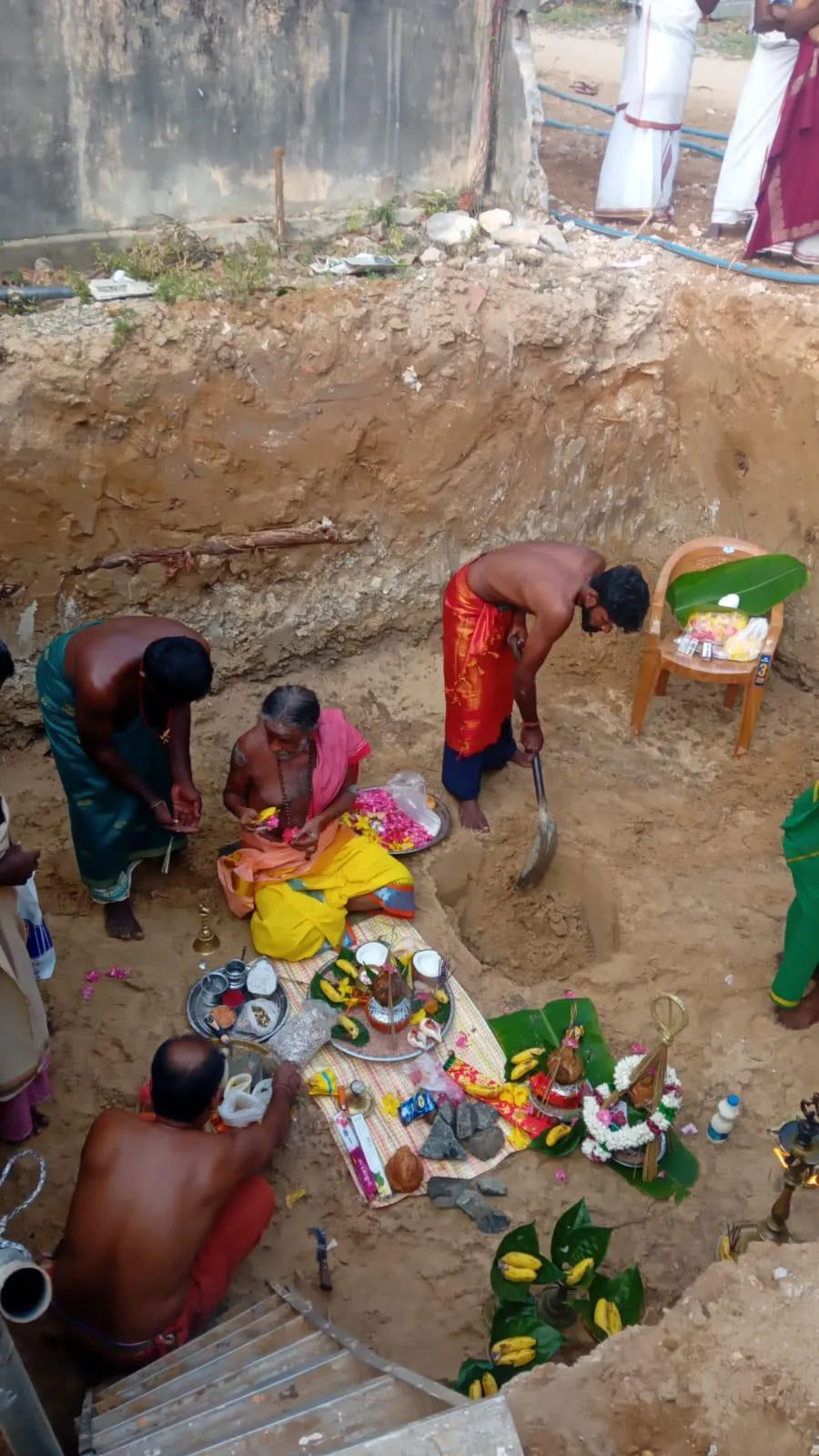 Construction of Ganapathi Sannithanam