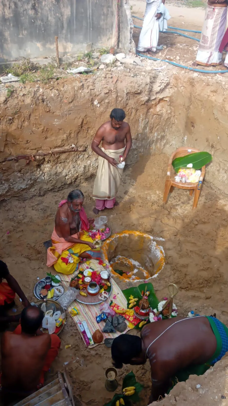 Construction of Ganapathi Sannithanam