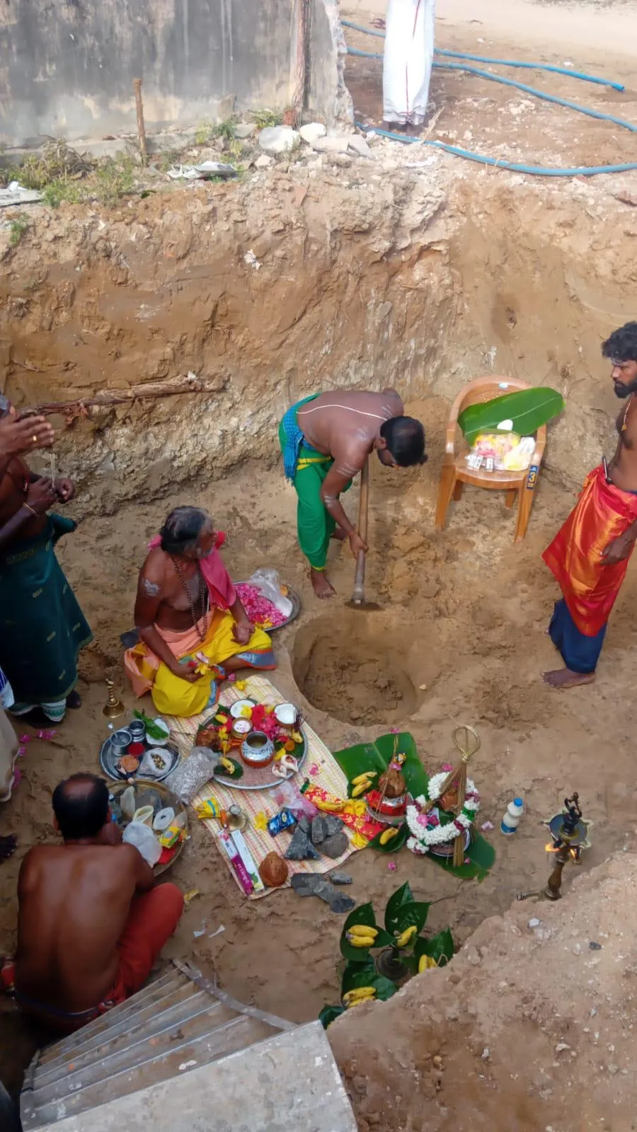Construction of Ganapathi Sannithanam