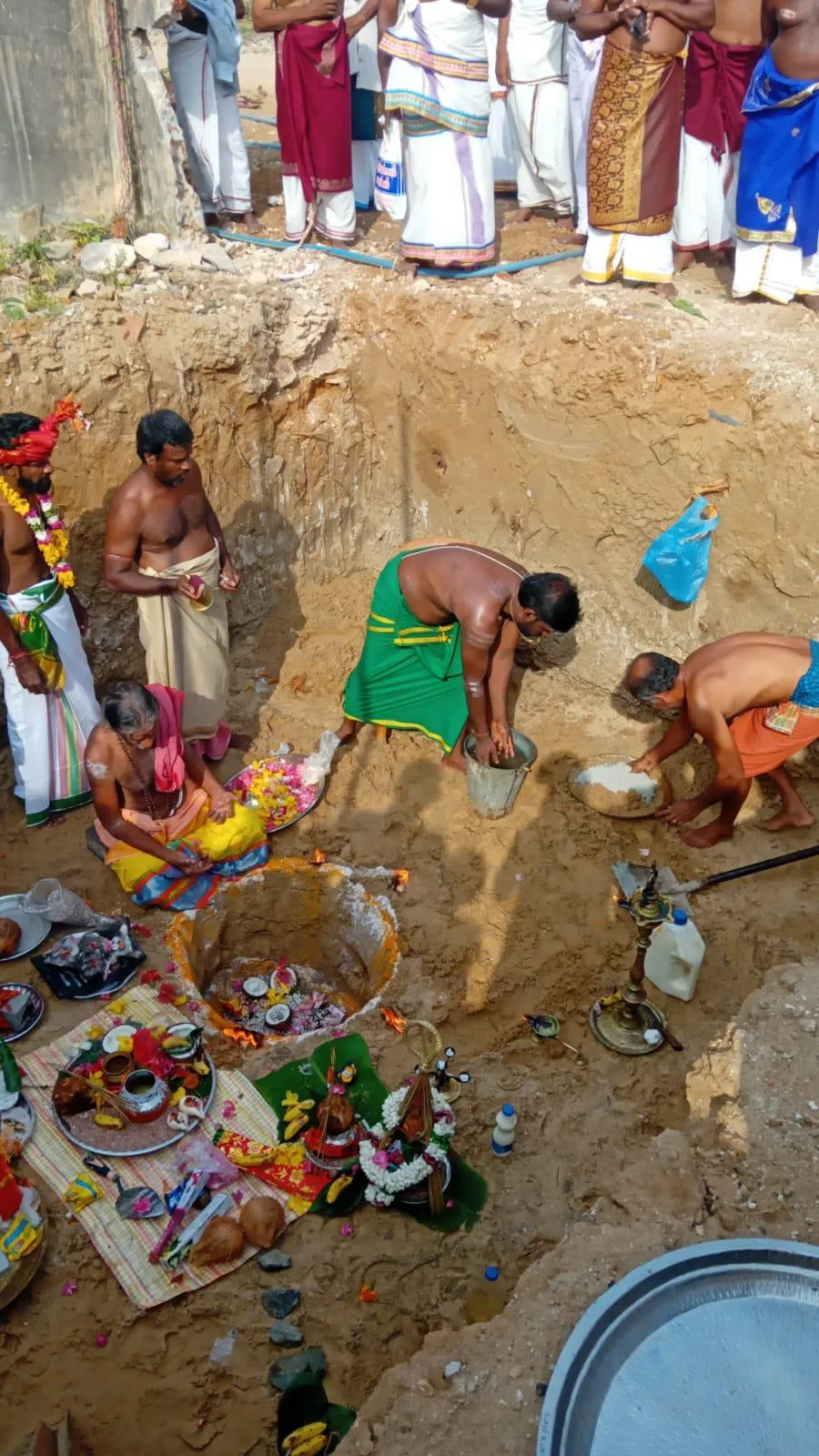 Construction of Ganapathi Sannithanam