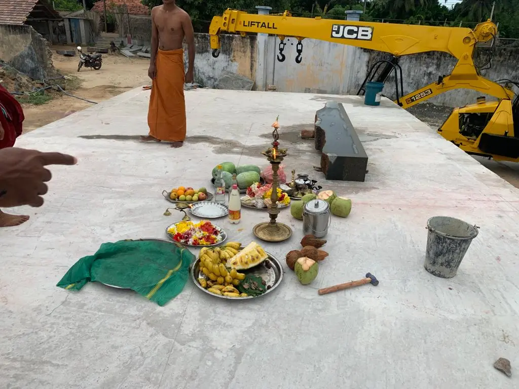 West Side of Temple