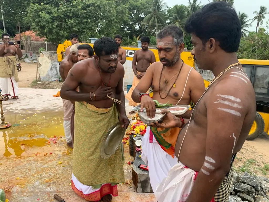 West Side of Temple
