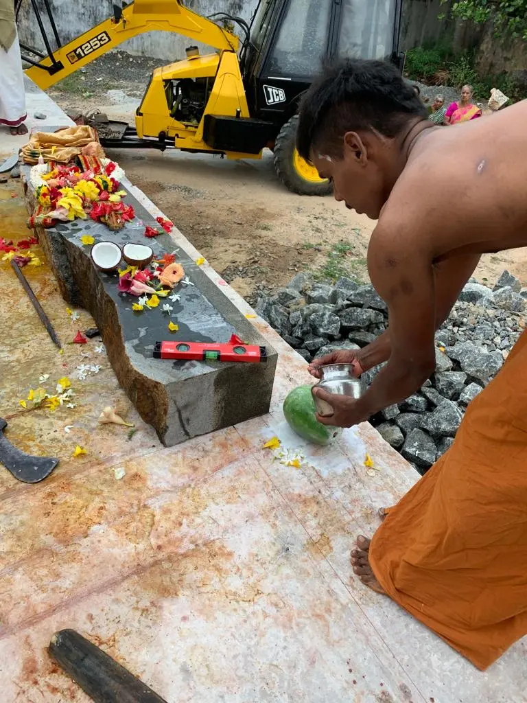 West Side of Temple