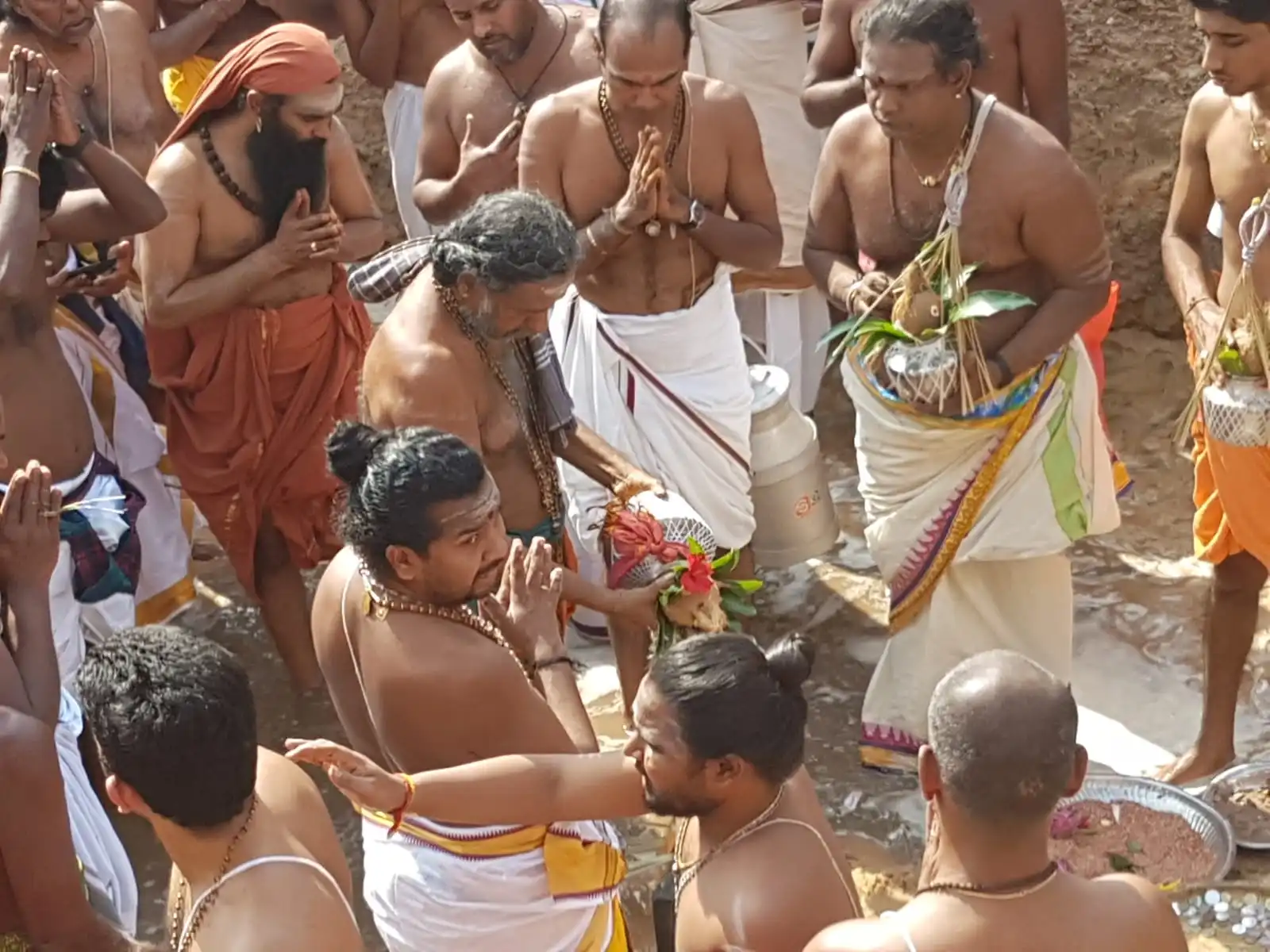 Construction of Sanctum Sanctorum (மூலஸ்தானம்)