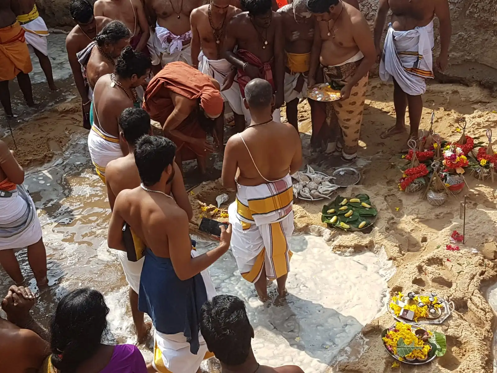 Construction of Sanctum Sanctorum (மூலஸ்தானம்)